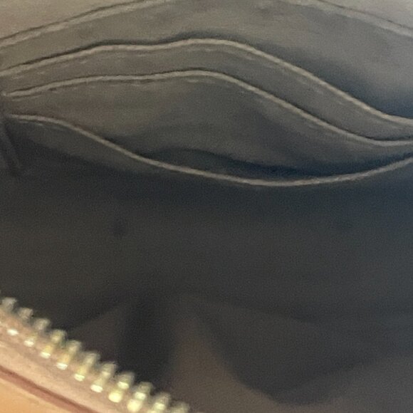 Anthropologie Kelsi Dagger Leather Crossbody Bag in Cognac Brown, Perforated - Picture 4 of 5